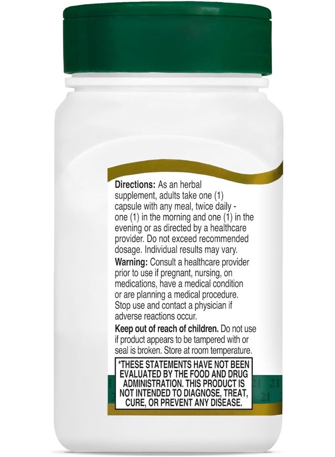 21st Century Saw Palmetto Herbal Supplement - 60 Capsules - Image 4